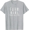 Farm mama raising cows and kids T-Shirt - Heather Grey