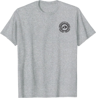 Cow Elite Authentics Colorado Buffaloes Left Chest Crest T-Shirt