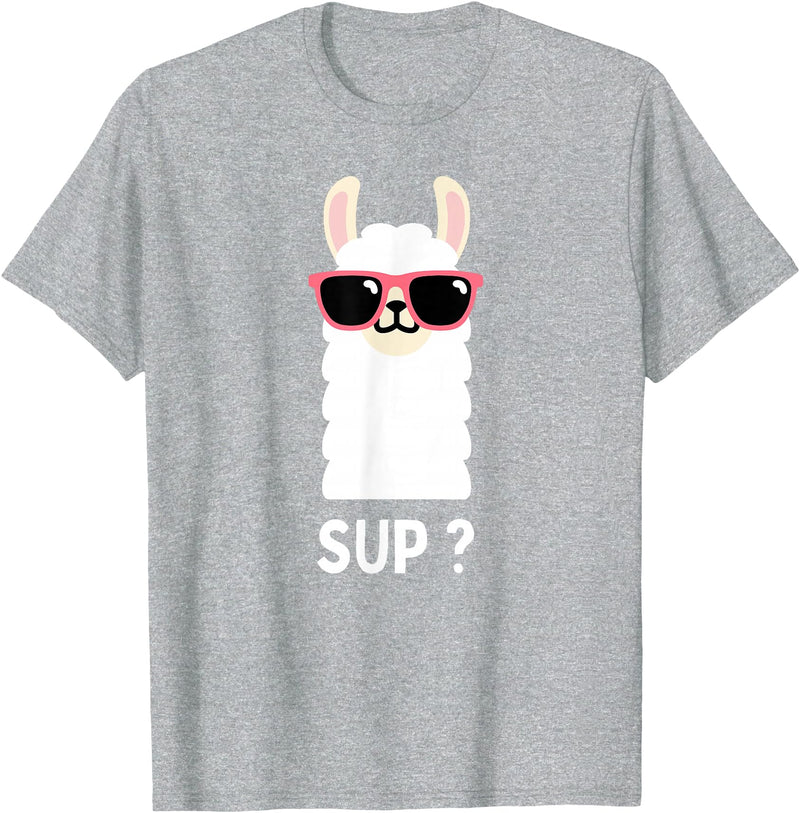 Llama Costume For Boys Funny Llama Kids T-Shirt - Heather Grey