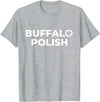 Buffalo Polish Shirts | 716 Polska Polish Smigus Dyngus Day T-Shirt - Heather Grey