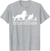 Disney Lion King No Worries Silhouette Trio T-Shirt - Heather Grey