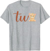 Family Birthday Bear Gifts Two of The Birthday Boy Bear 1st Birthday Party Boy T-Shirt - Heather Grey