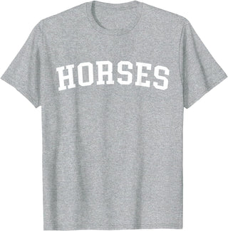 Horses - Style Horses T-Shirt - Heather Grey
