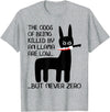 Funny Meme Alpaca Llama drama halloween design The odds of being killed by an llama are low but never zero T-Shirt - Heather Grey
