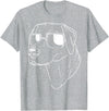 Funny Dog Lovers Gifts Labrador Retriever Dog T-Shirt - Heather Grey