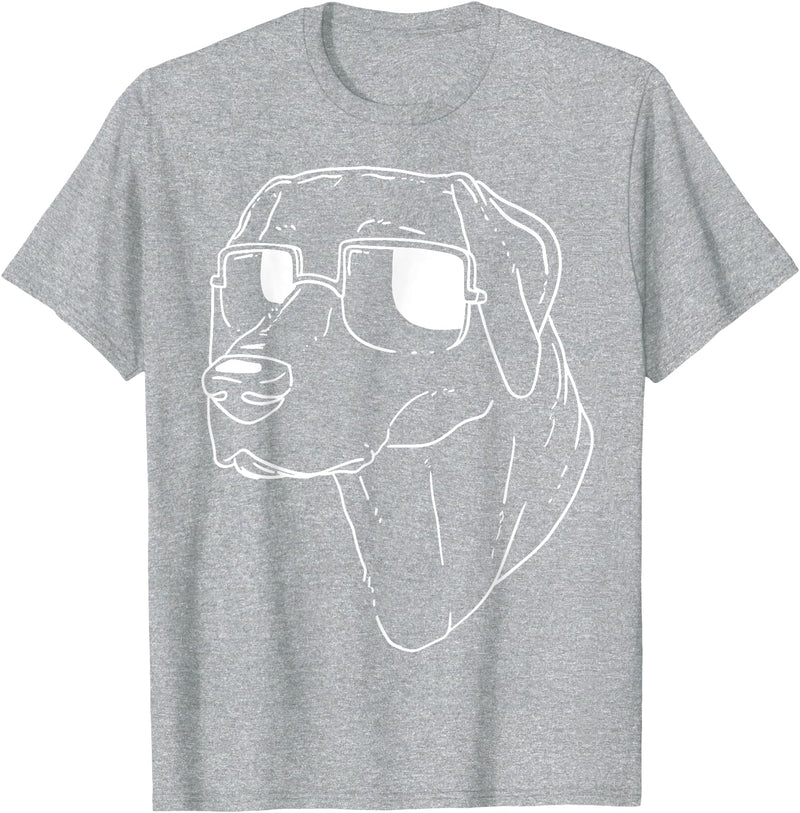 Funny Dog Lovers Gifts Labrador Retriever Dog T-Shirt - Heather Grey