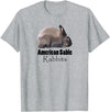 American Sable Rabbits for Pet Animal Fans T-Shirt in Heather Grey