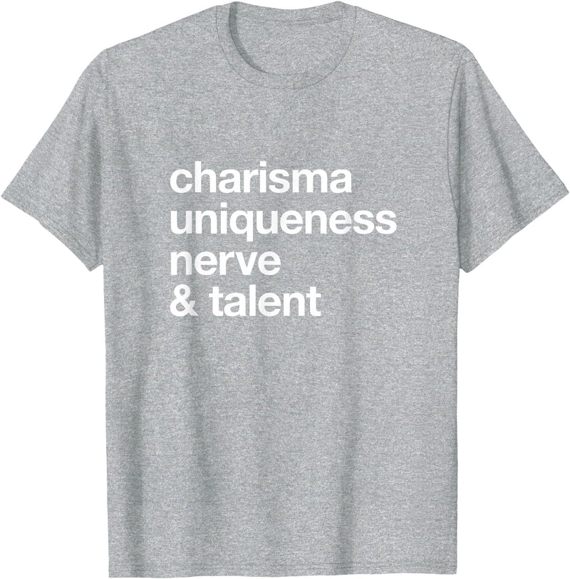 Bear-ly Gay Tees Funny Charisma Uniqueness Nerve Talent Gay Clothing T-Shirt - Heather Grey