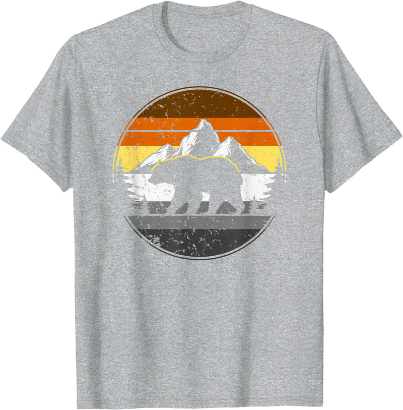 Bear Gay Pride by Content Design Studio Gay Men, Bear Community, Gay Bear T-Shirt - Heather Grey
