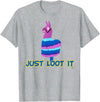 gamer shirts by jean olivier Funny llama outfit gamer outfit just loot it T-Shirt - Heather Grey