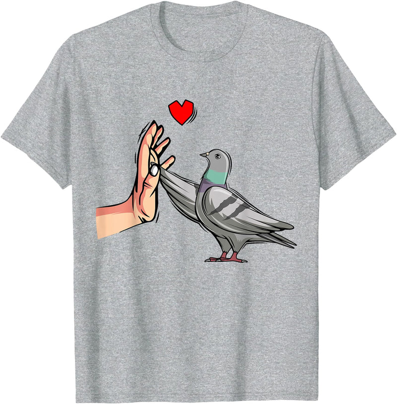 Funny Pigeon Lover Apparel & Gift Designs Pigeon Lover Men Women Kids T-Shirt - Heather Grey
