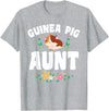Guinea Pig Aunt Wear Guinea Pig Aunt Pet Owner T-Shirt - Heather Grey