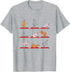 Yoga Rabbit Figurines Bunny Yoga T-Shirt in Heather Grey