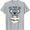 Cute Shirts and Merch My Puns Are Koala Tea Funny Cute Koala Bear Animal Pun T-Shirt - Heather Grey
