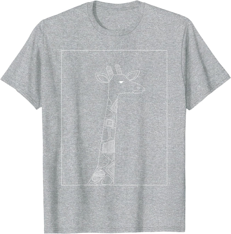 Sarcastic Giraffe Shirts Co20 Giraffe Lover Gifts For Womens Giraffe Graphic Tees For Mens T-Shirt - Heather Grey