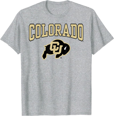 Elite Authentics Colorado Buffaloes Arched Logo Officially T-Shirt