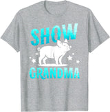 Pig Show Grandma On Mother's Day Pig Show Grandma Best Pig Show Grandmother T-Shirt - Heather Grey