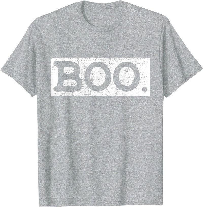 Boo Pocus Halloween Vintage Boo Funny Gift T-Shirt - Heather Grey
