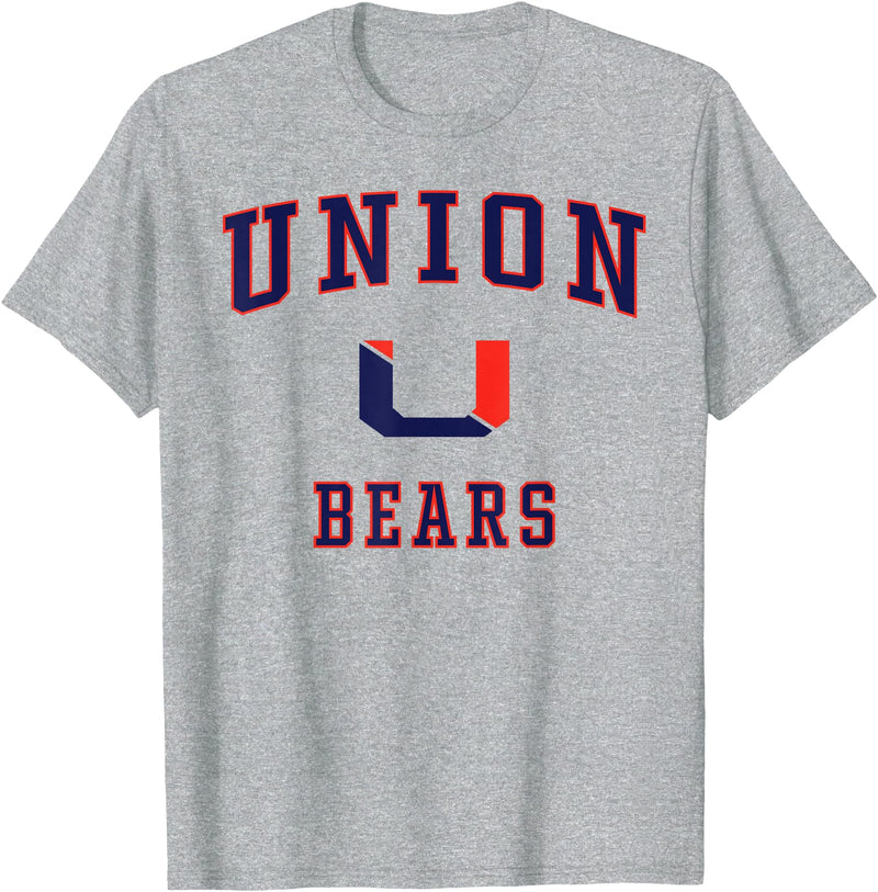 Official High School Fan Gear Union High School Bears T-Shirt - Heather Grey