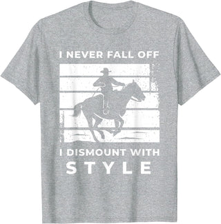 Funny Horse Quote Shirts And Equestrian Gifts Funny Horse Quote Outfit For A Lover Of Horse T-Shirt - Heather Grey