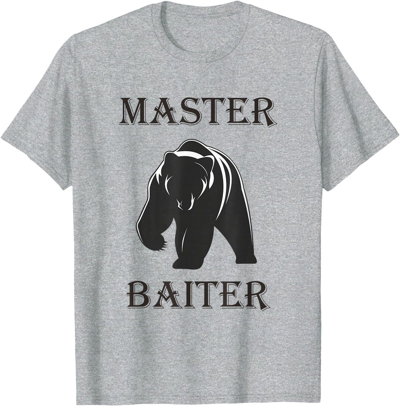 OutdoorMerch Master Bear Baiter Shirt T-Shirt - Heather Grey