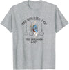 Alice in Wonderland- the Hurrier I Go the Behinder I Get T-Shirt in Heather Grey
