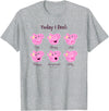 Peppa Pig 20th Anniversary Today I Feel… Baby Faces T-Shirt - Heather Grey