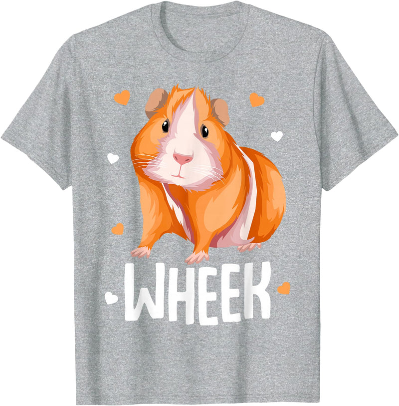 Sweet Baby Guinea Pig Gift For Girls And Women Guinea Pig Wheek Guinea Pig Women Girls T-Shirt - Heather Grey