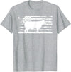 Funny Charolais Rancher Gift for Cattle Lover American Flag - American Cow Charolais Rancher T-Shirt - Heather Grey