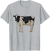 Cows and cattle Drawing of a Holstein cattle T-Shirt - Heather Grey