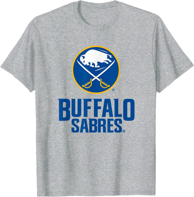 Cow Buffalo Sabres Power Play Gray Nhl Officially T-Shirt