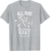 Dominoes Uniform Apparel Dominoes G.O.A.T All Rise Champ - Dominoes T-Shirt - Heather Grey