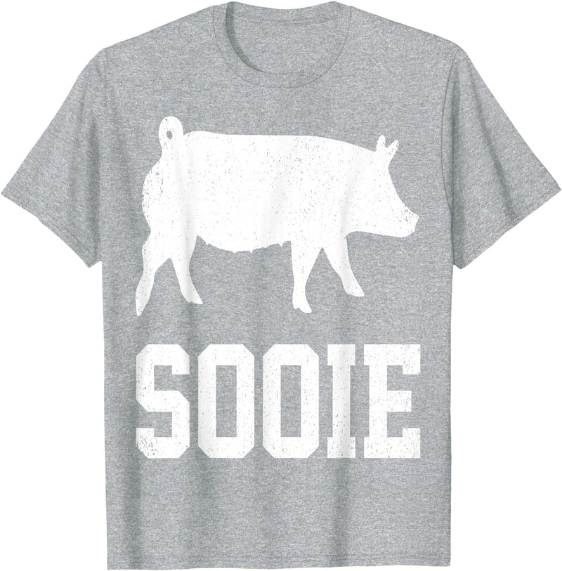 PIG Sooie T-Shirt - Heather Grey