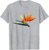 DDD Flowers Bird of Paradise Flower T-Shirt - Heather Grey