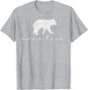 Mama Bear Shirt Cute White T-Shirt - Heather Grey
