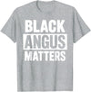 Black Angus Gift Cattle Farm Accessories & Stuff Best Black Angus Art for Men Women Beef Cattle Rancher T-Shirt - Heather