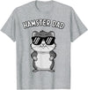 Funny Hamster Design for Men Dad Boys Animal Hamster Lover T-Shirt - Heather Grey