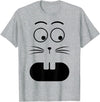 Jasper Rabbit Halloween Costume Funny Boo JEE Boojee Meme T-Shirt (White) in Heather Grey