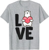 Cute Polar Bear Gifts And Tees I Love Polar Bears T-Shirt - Heather Grey