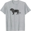 Vintage Lion Apparel Distressed Lion - Vintage Lion T-Shirt - Heather Grey