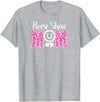 Cute Horse Show Mom For Mother's Day Horse Show Mom Leopard Equestrian Mama Horse Show Mother T-Shirt - Heather Grey