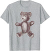Teddy Teddy Teddy Bears cute scruffy vintage stuffed teddy casual bear T-Shirt - Heather Grey