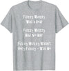 Speech Therapist Gifts - Tongue Twisters! Fuzzy Wuzzy Was a Bear... Best Tongue Twister Gift T-Shirt - Heather Grey