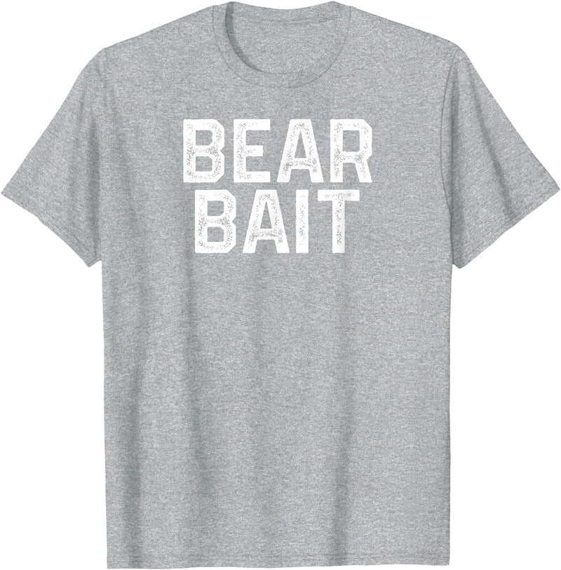 Gay BEAR BAIT Gay Merch LGBTQ Pride Gay Club BEAR BAIT Gay Merch LGBTQ Pride T-Shirt - Heather Grey