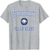 Official High School Fan Gear Bracken County High School Polar Bears T-Shirt - Heather Grey