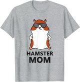 Hamster Mum Pet Hamster Mom T-Shirt - Heather Grey