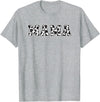 Mama Cow Farm Mom Mama Cow Family Barnyard Mom Mama Cow Mom Farm Animal Mama Kids Mother's Day Family T-Shirt - Heather Grey