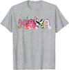Farm Cow Gender Reveal First Birthday Family Mama Farm Animal Birthday 1st Family Matching Party Mom T-Shirt - Heather Grey