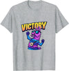 PixelLlama Victory Gaming Victory Llama T-Shirt - Heather Grey