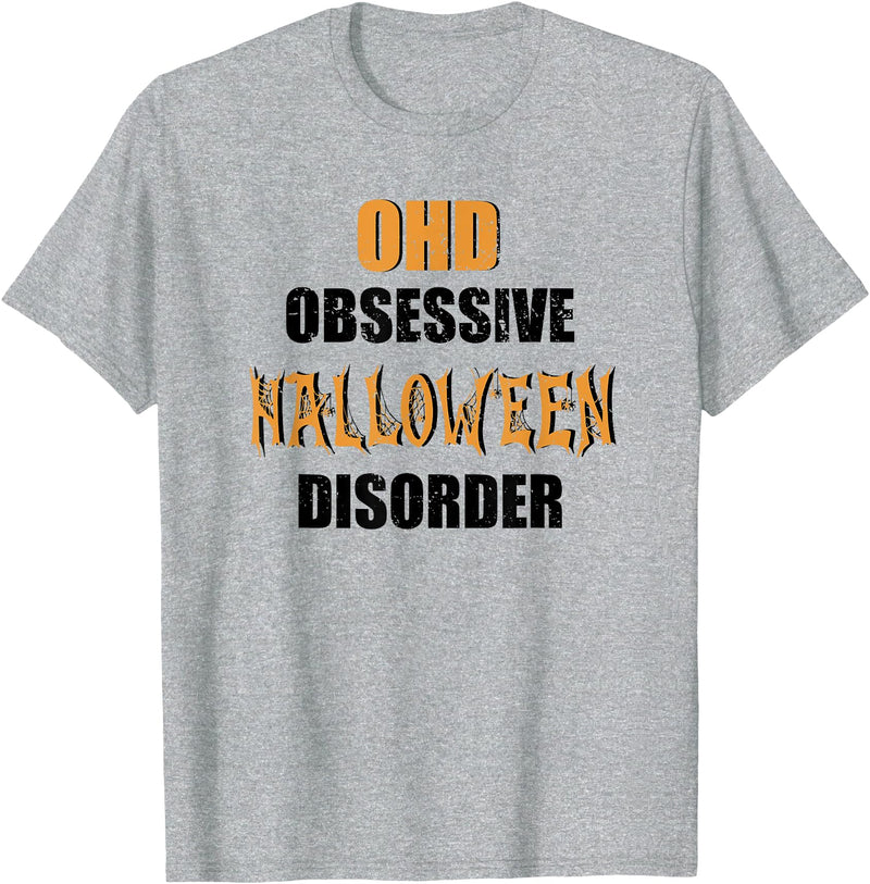 ANC Halloween Shirts OHD Obsessive Halloween Disorder Shirt - Heather Grey